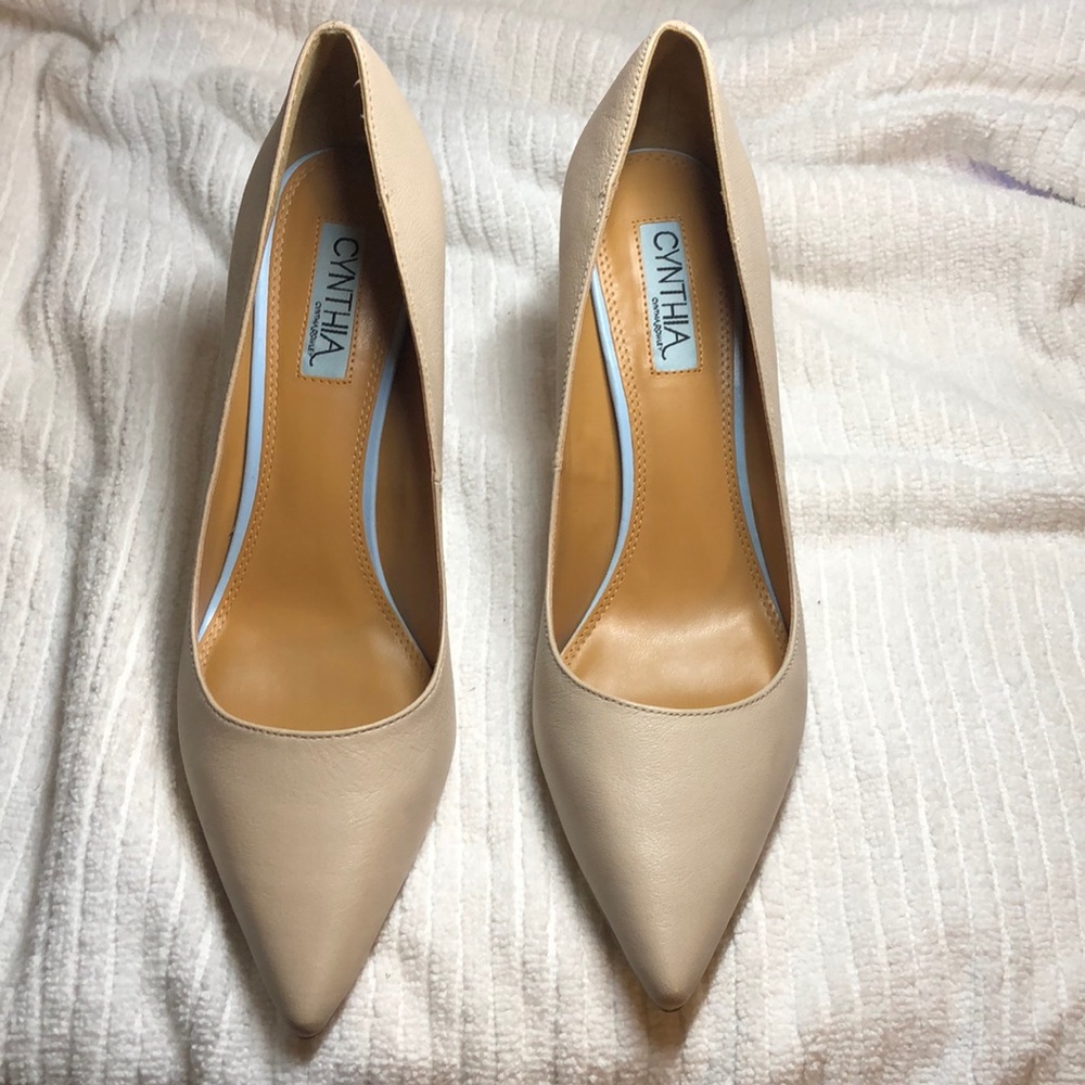 Cynthia Rowley Cream Pumps